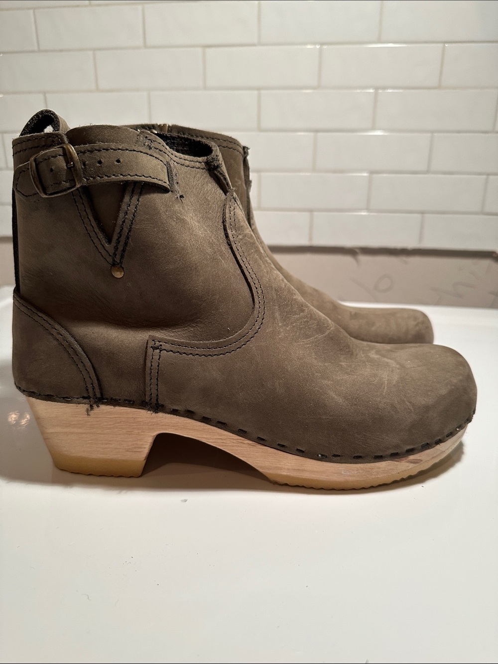 Brittany Clogs made by Sven Clogs Gray Clog Boot